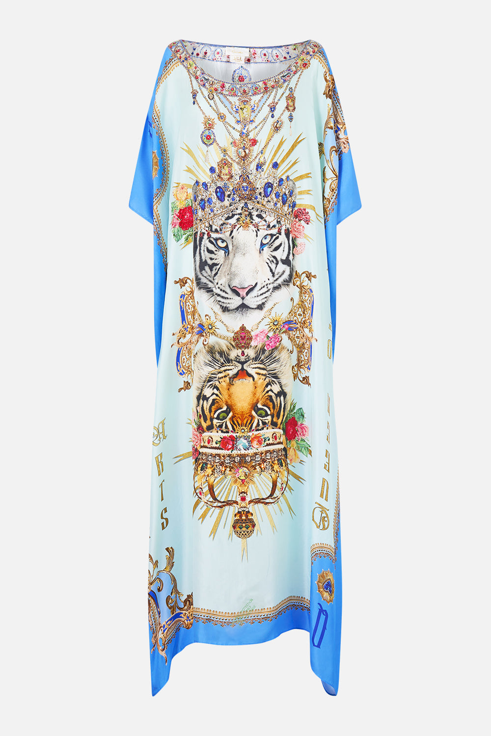 ROUND NECK KAFTAN VERSES IN VINTAGE