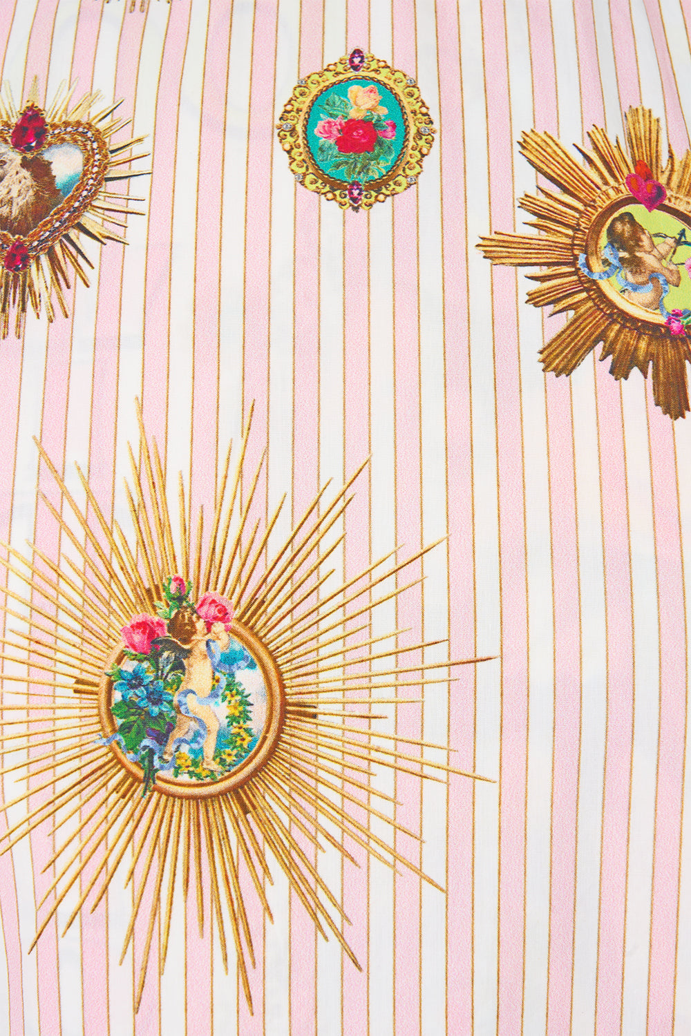 The CAMILLA REVERSIBLE HALTER TIE BACK TOP PAINTED PRAYERS