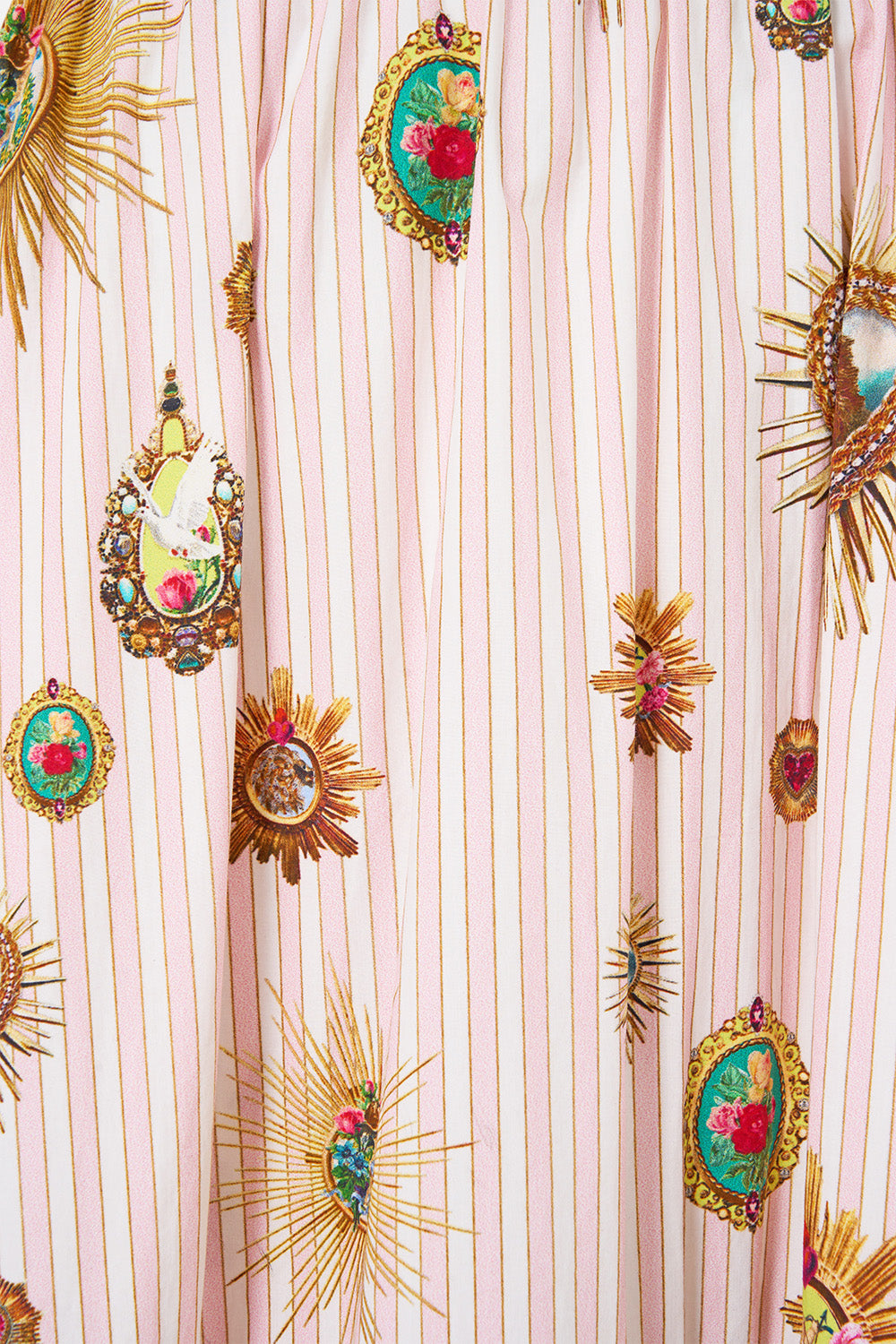 The CAMILLA HIGH WAISTED TIERED SKIRT PAINTED PRAYERS