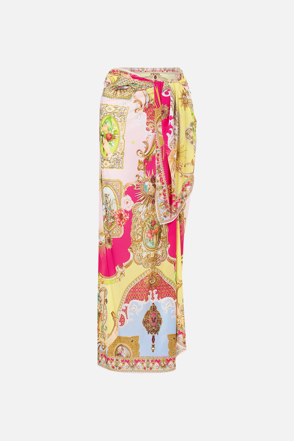 The CAMILLA MULTI WEAR LONG SARONG PAINTED PRAYERS
