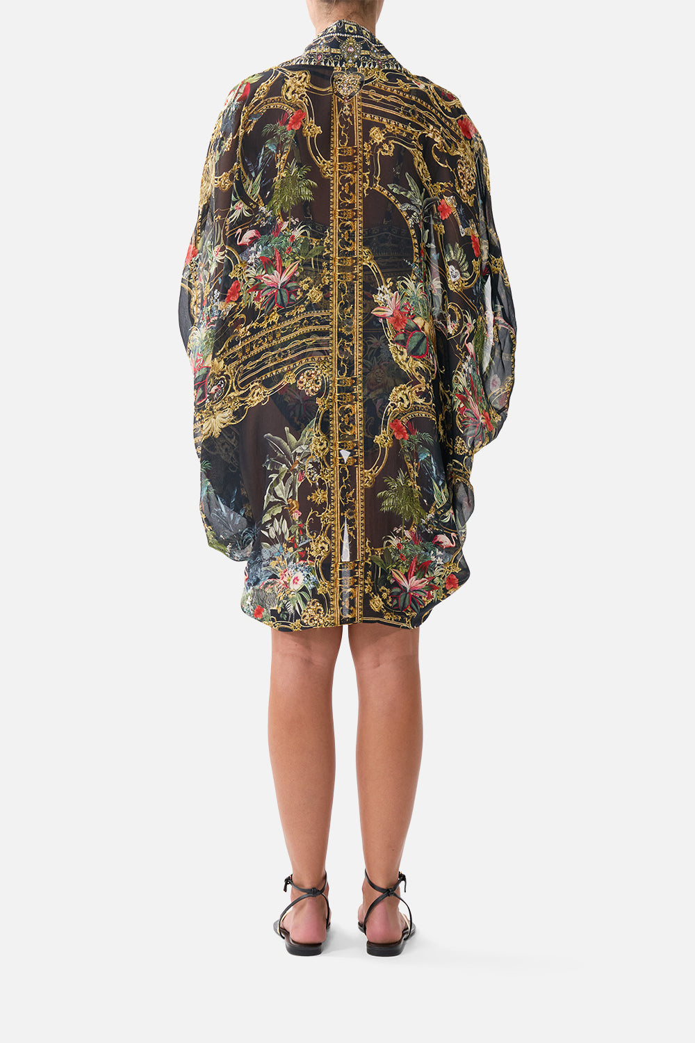 OPEN FRONT CARDI CAPE PALACE ZOOLOGY