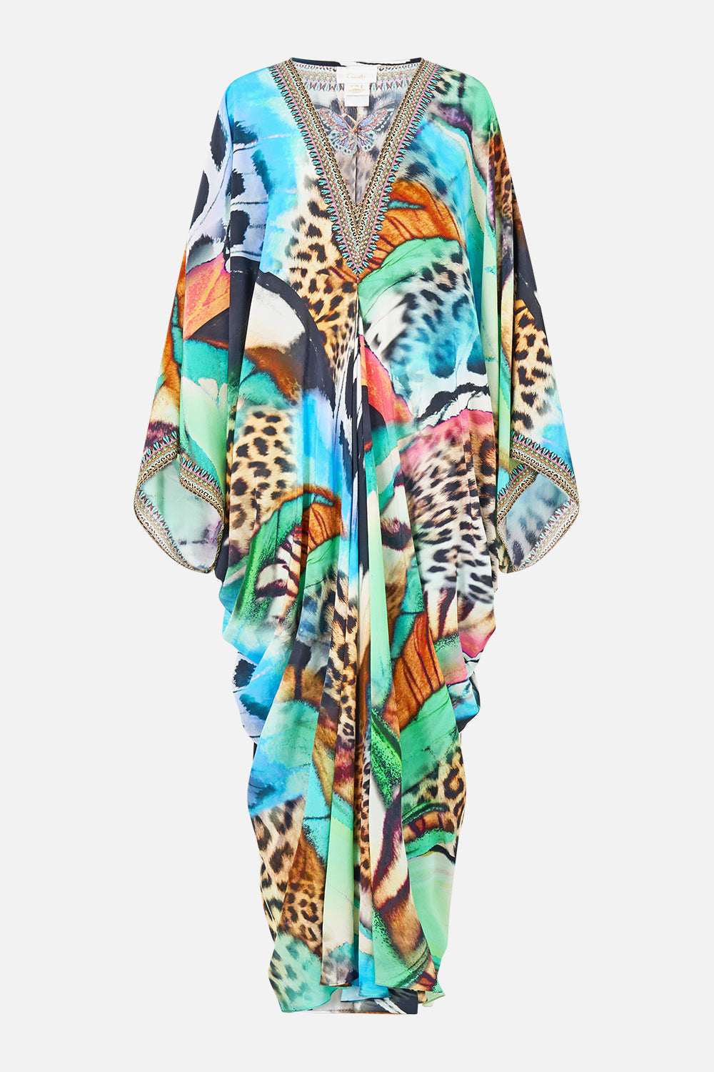 T SHAPE LONG KAFTAN BUTTERFLY BOHEMIA