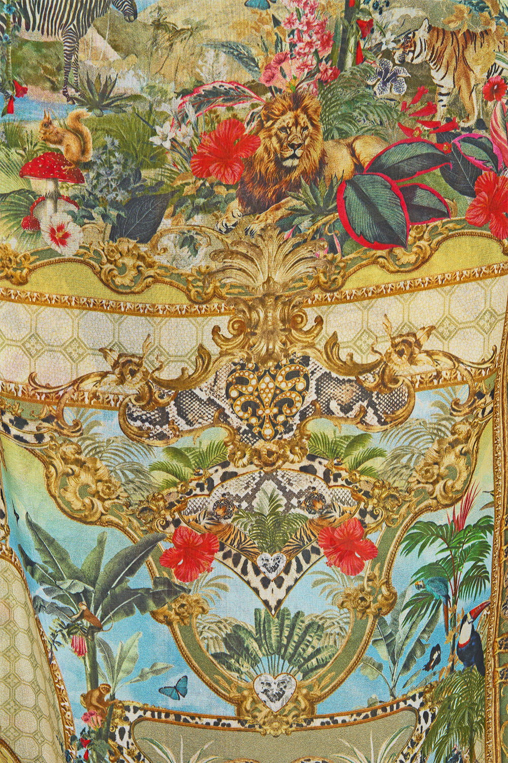 The CAMILLA Wrap Sarong Wanderlust Empire in our Wanderlust Empire print.