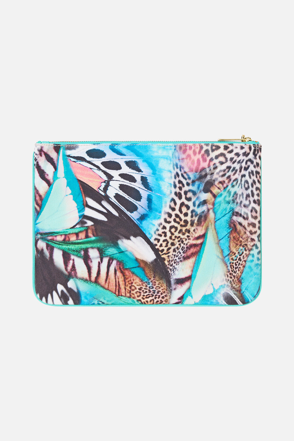 The CAMILLA SMALL CANVAS CLUTCH BUTTERFLY BOHEMIA