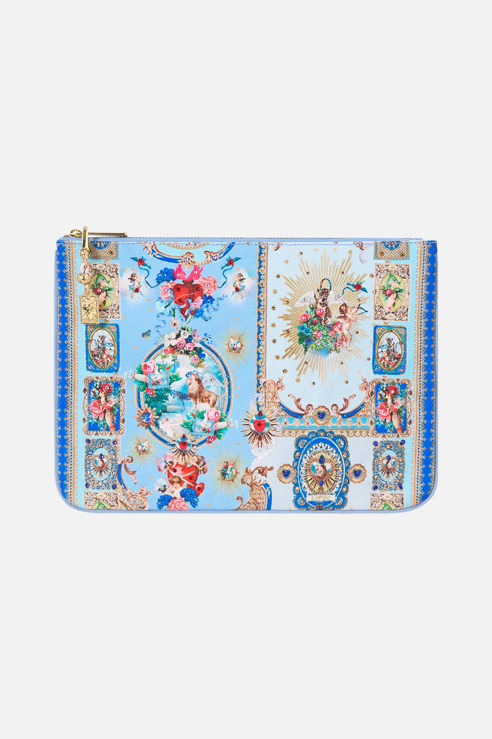 The CAMILLA SMALL CANVAS CLUTCH VERSES IN VINTAGEVERSES IN VINTAGE