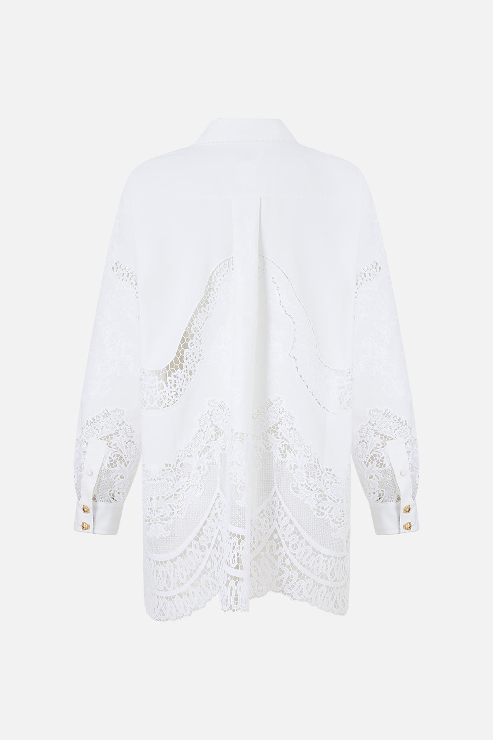 SIDE SPLIT SHIRT DANDELION SKIES