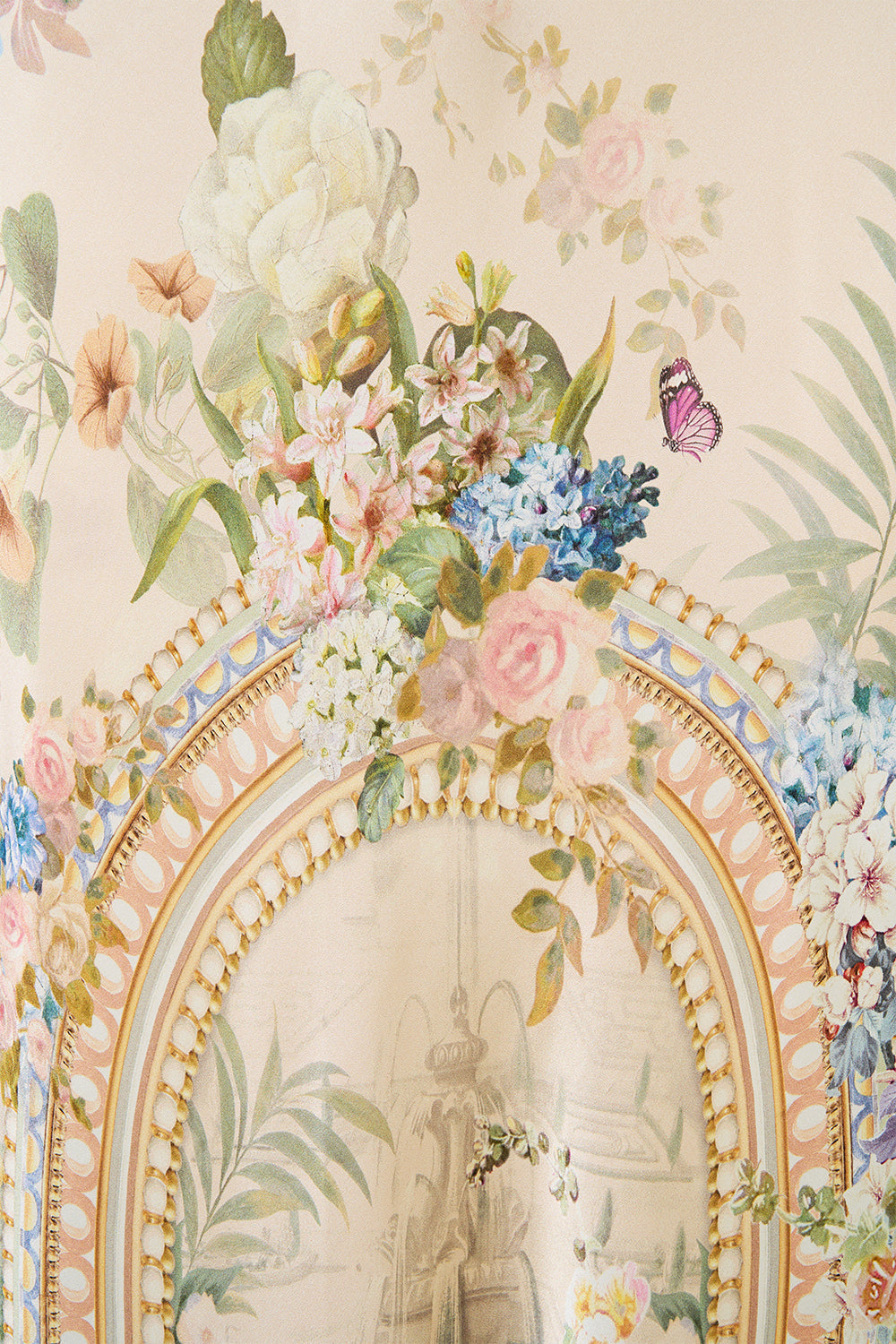 The CAMILLA V NECK DRESS WITH FLARED SLEEVE MIDSUMMER MASTERPIECE