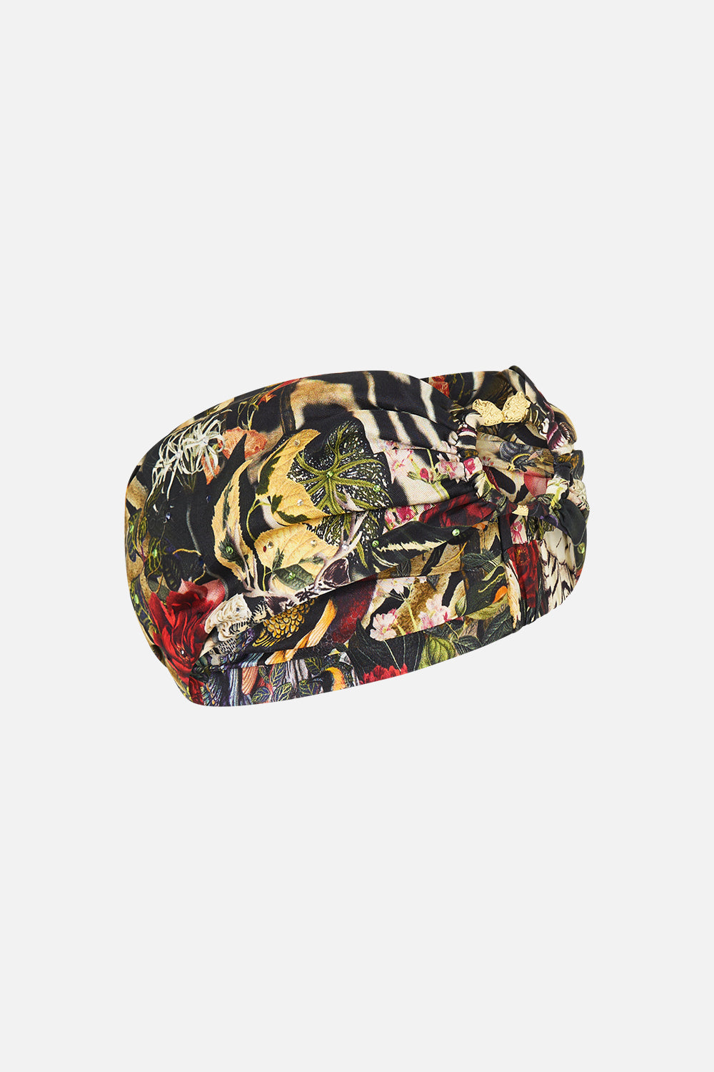 The CAMILLA Ring Headband Leotigra Land in our Leotigra Land print.