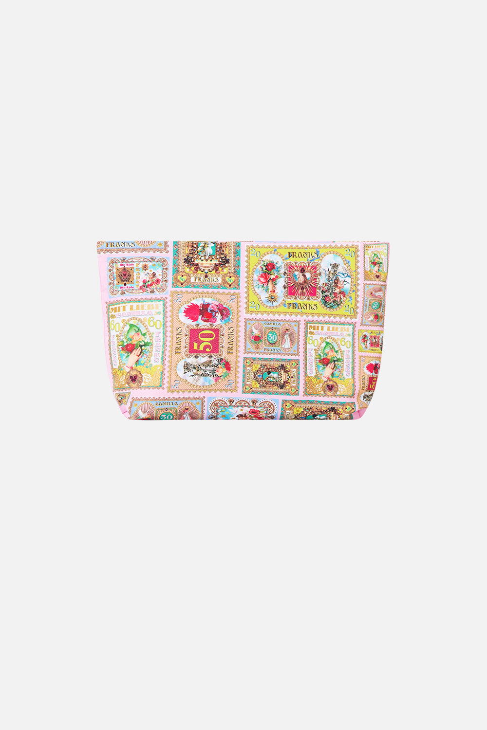 The CAMILLA SMALL MAKEUP CLUTCH PAINTED PRAYERS