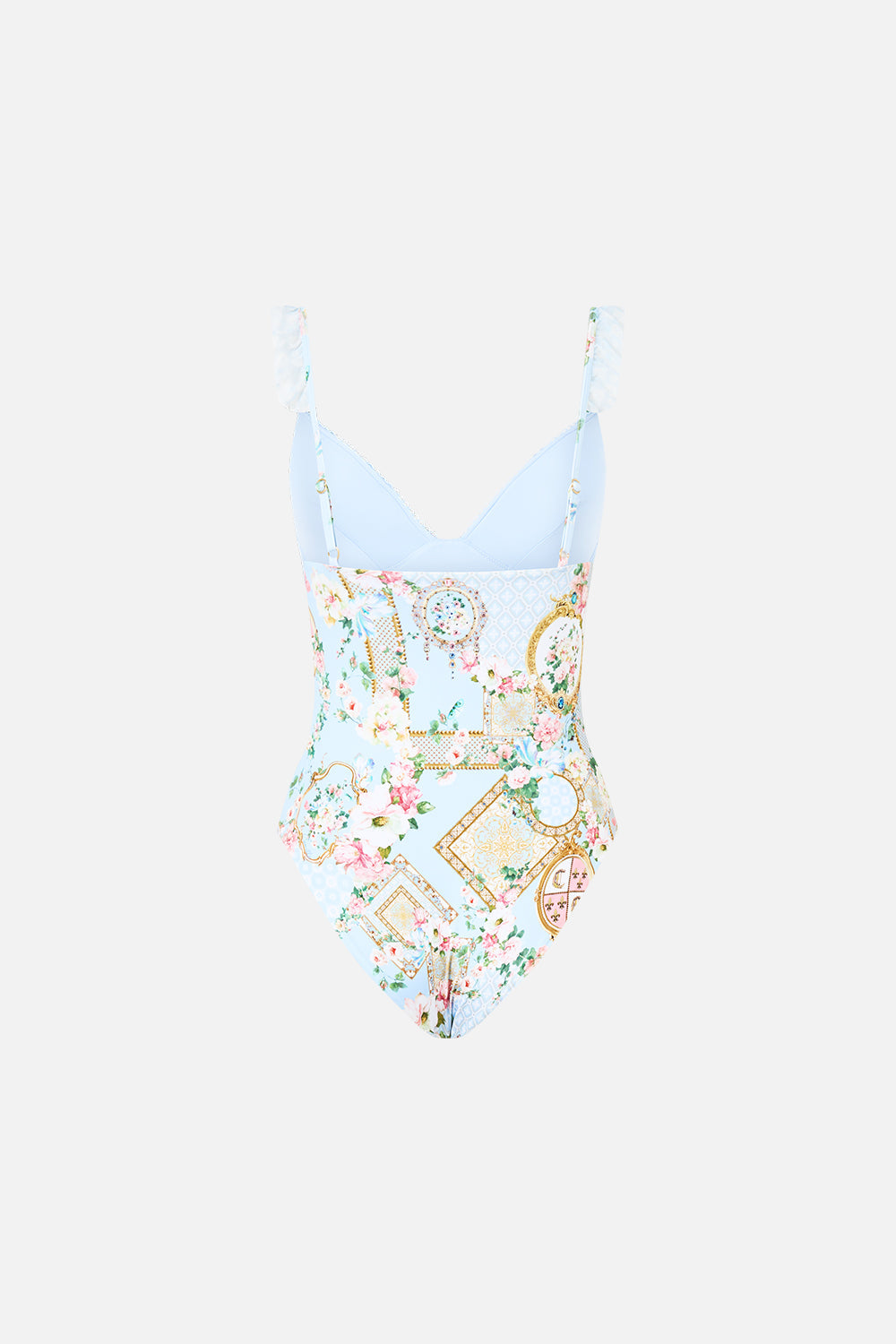The CAMILLA FRILL TRI ONE PIECE WITH PIN TUCKS SISI SOCIETY