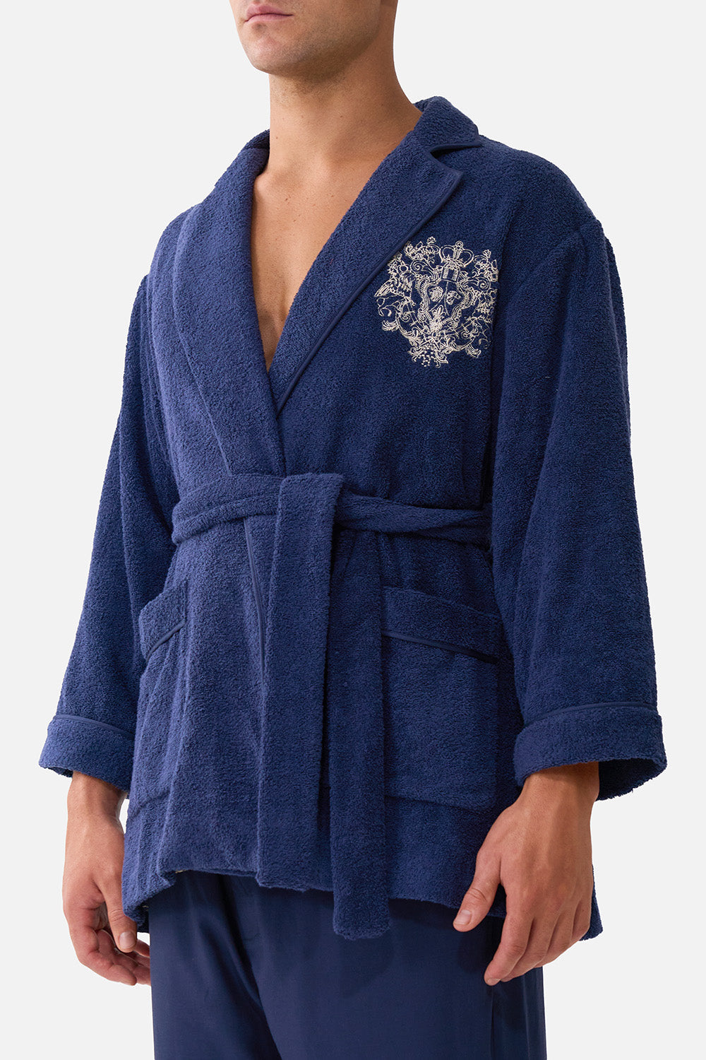 The CAMILLA Mid Length Robe Cloaked In Baroque in our Cloaked In Baroque print.