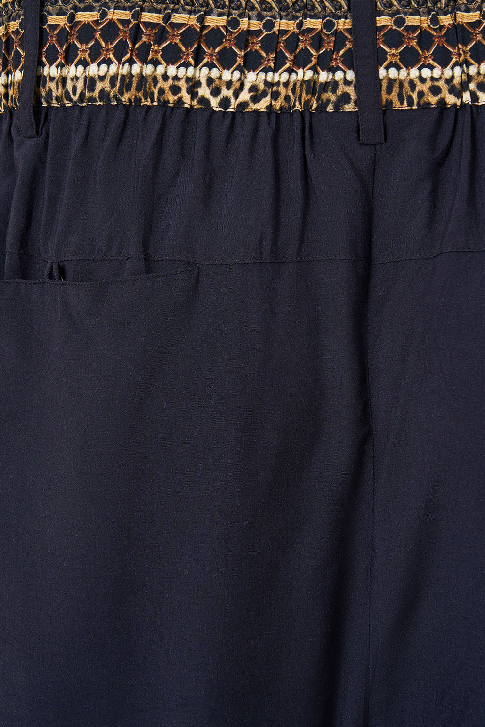 TAPERED ELASTICATED LOUNGE PANT CLOAKED IN BAROQUE
