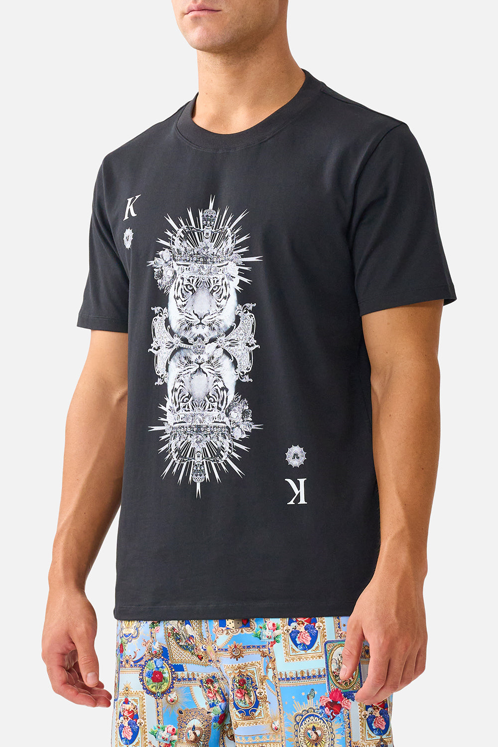 RELAXED HEAVYWEIGHT CREW NECK TEE VERSES IN VINTAGE