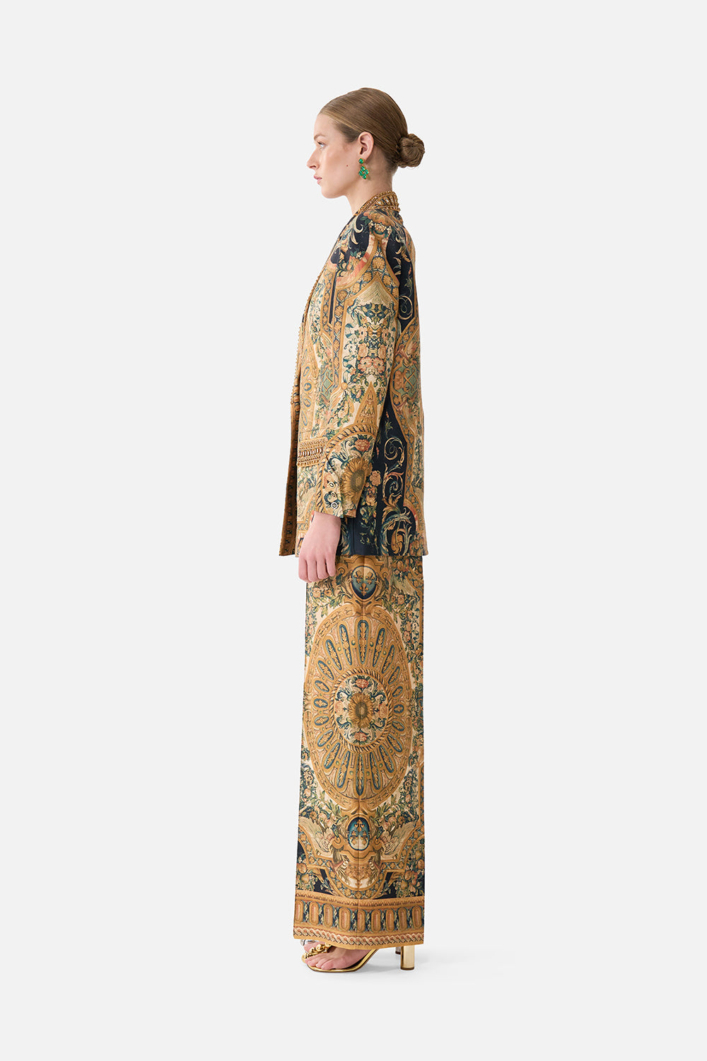 The CAMILLA FRILL TRI ONE PIECE W PIN TUCKS SISI SOCIETY in our  print.