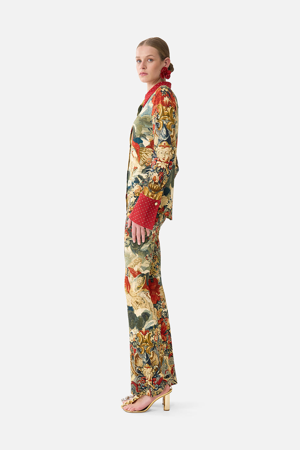 The CAMILLA JERSEY TURTLENECK MIDSUMMER MASTERPIECE in our  print.