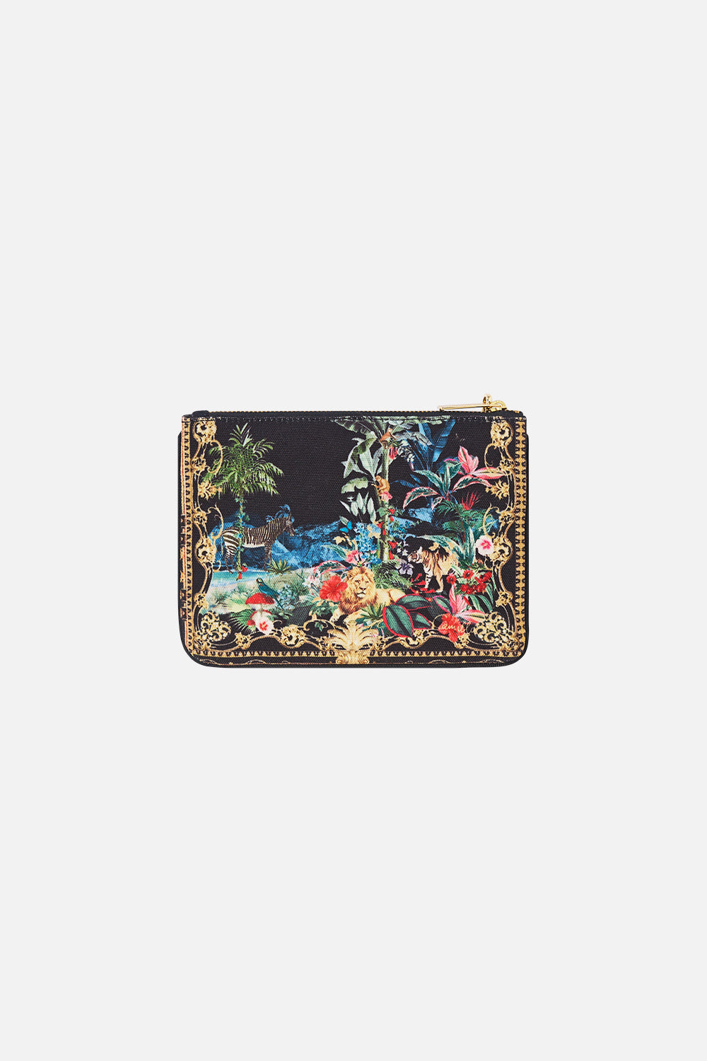 The CAMILLA Coin And Phone Purse Palace Zoology in our Palace Zoology print.