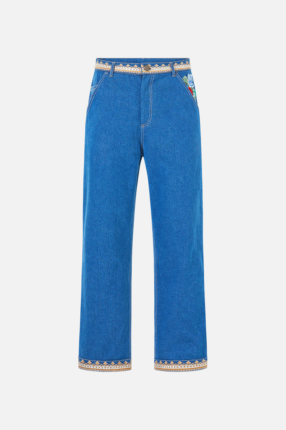 The CAMILLA STRAIGHT LEG WORK PANT VERSES IN VINTAGE