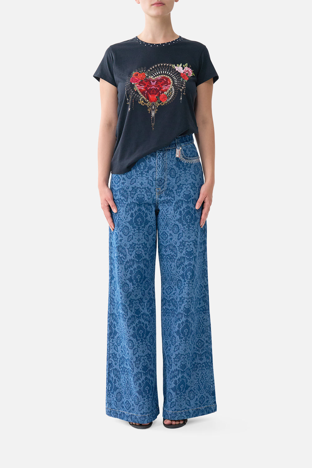 WIDE LEG JEAN DENIM
