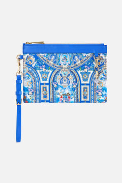 CLUTCH WITH WRISTLET OTTOMAN OPULENCE