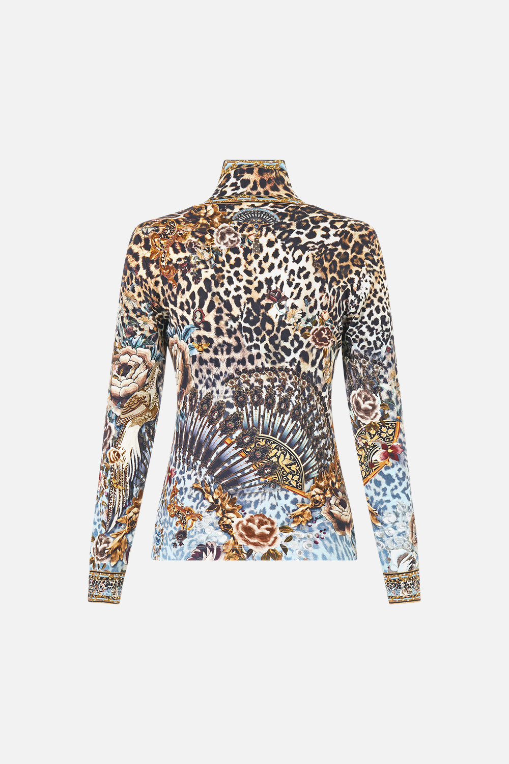 The CAMILLA DEEP COWL PLUNGE DRESS THE SECESSION SESSIONS in our  print.