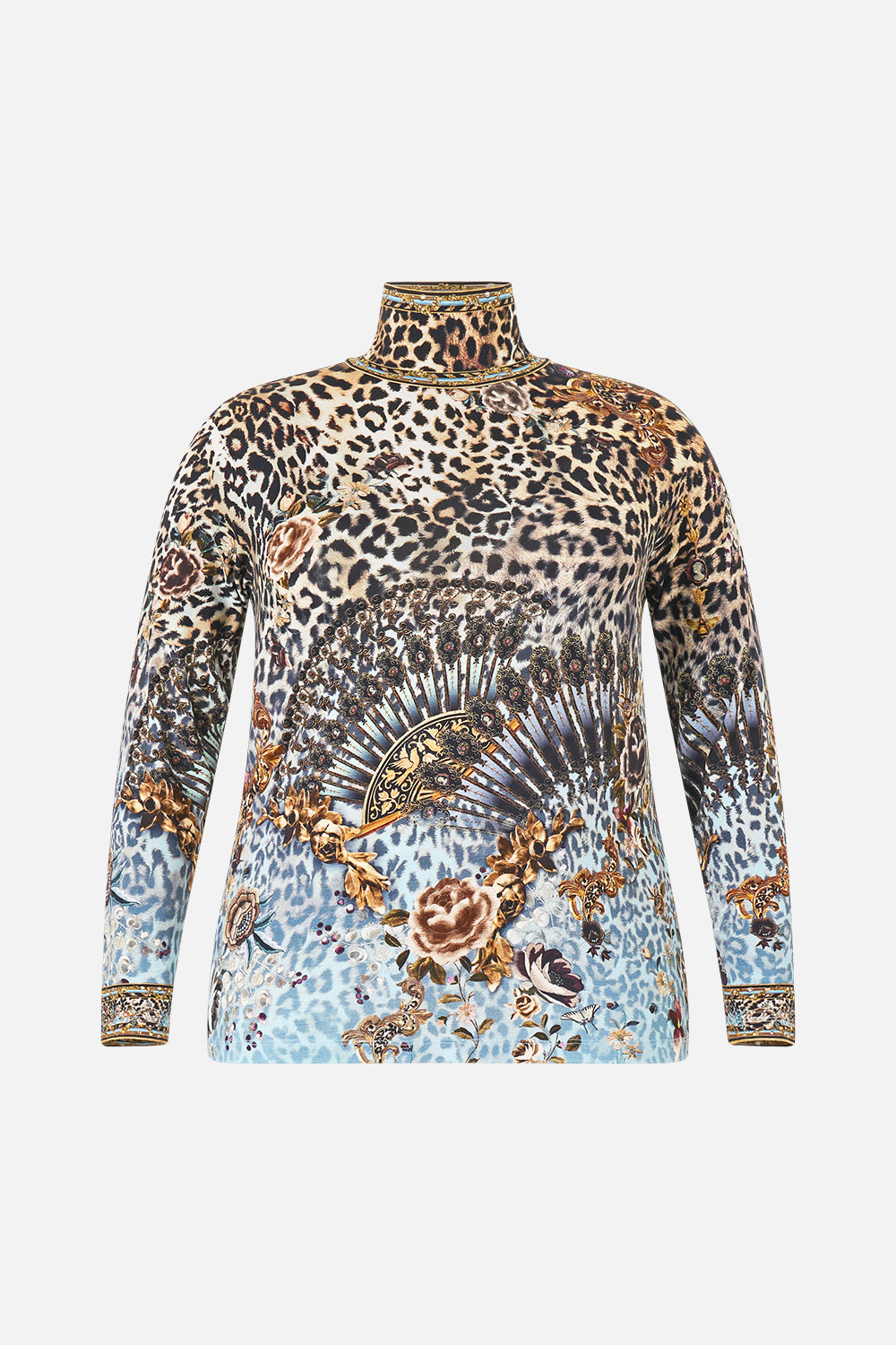The CAMILLA DEEP COWL PLUNGE DRESS THE SECESSION SESSIONS in our  print.