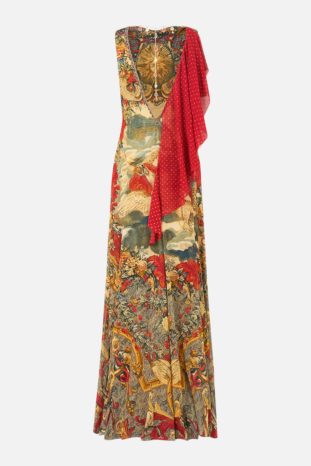 The CAMILLA SLIM FIT ROUND NECK T-SHIRT BUTTERFLY BOHEMIA in our  print.
