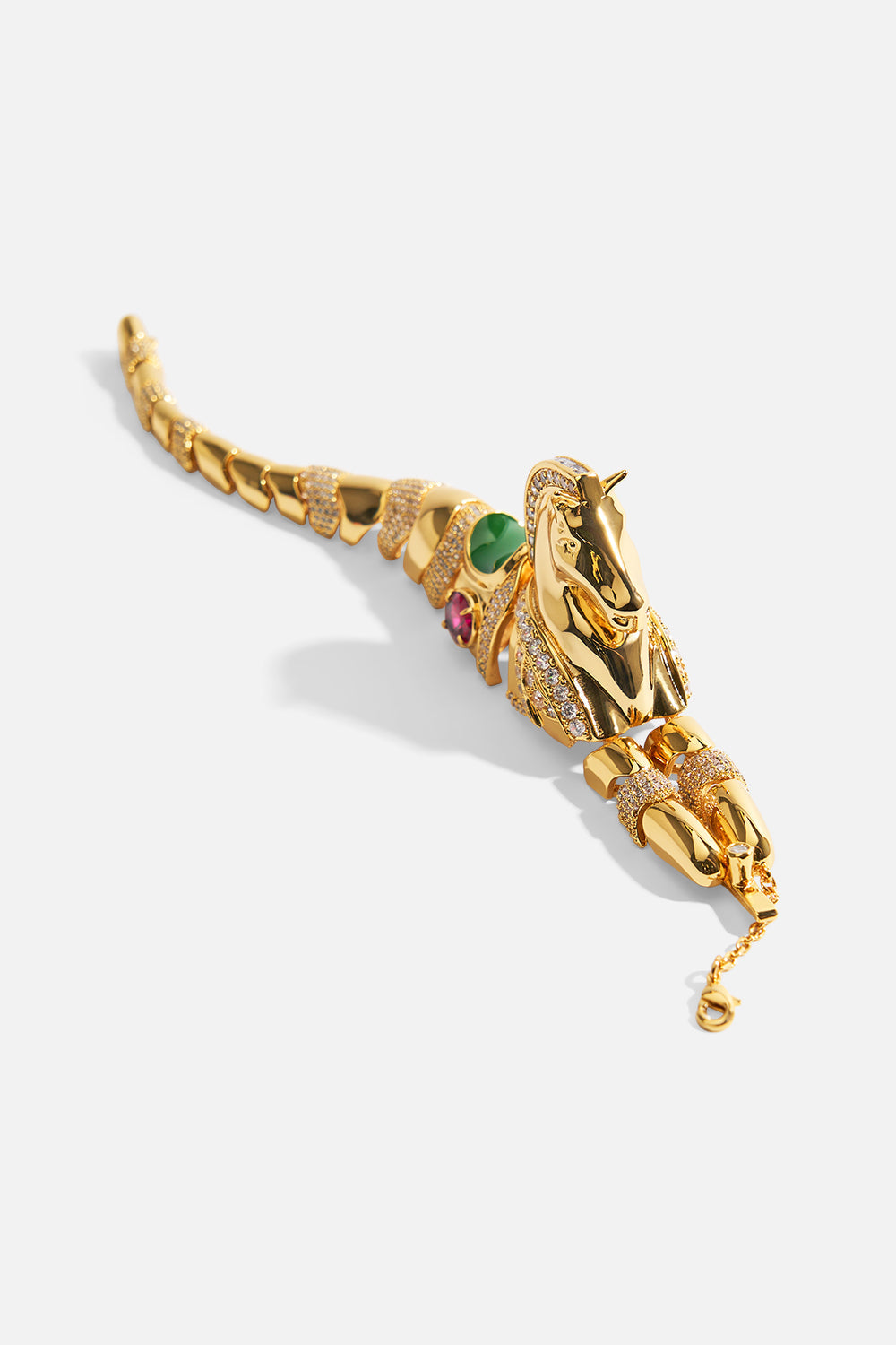 SAVAGE BEAUTY HORSE BRACELET GOLD