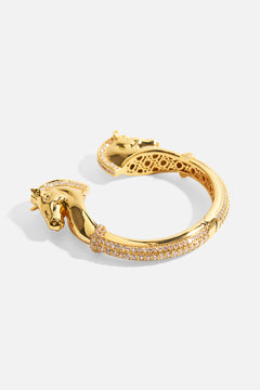 SAVAGE BEAUTY HORSE BANGLE GOLD