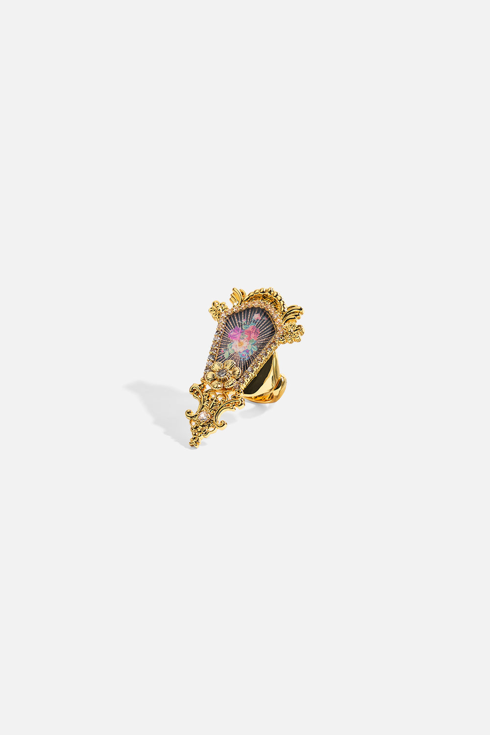 MY CAMEO ROMEO STATEMENT RING GOLD