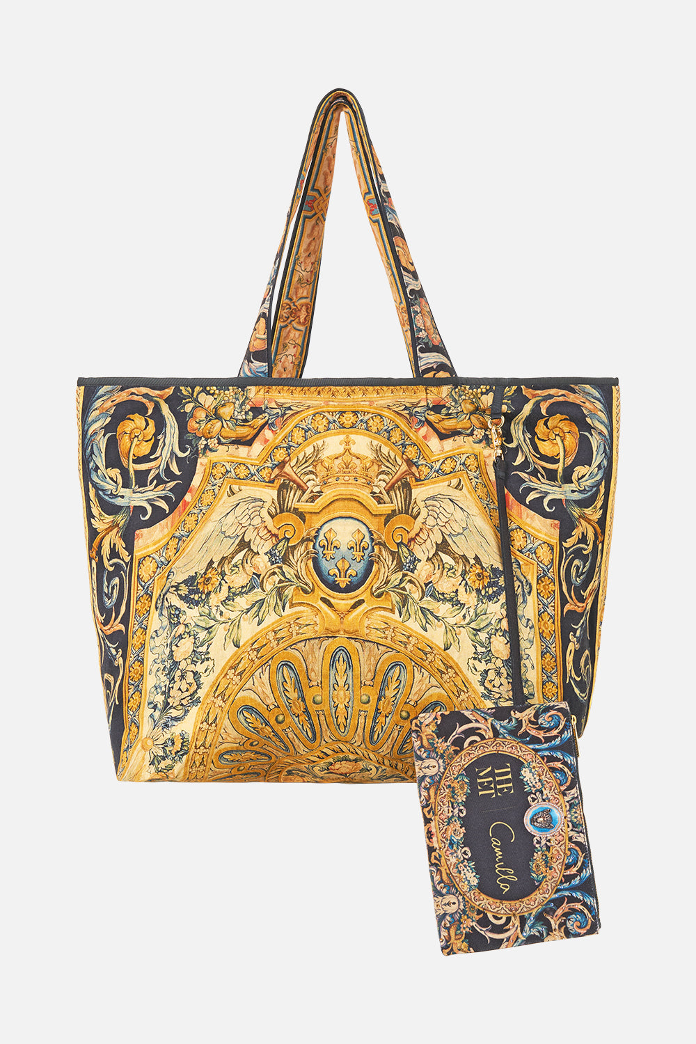 The CAMILLA Reversible Tote With Coin Purse in our Lifeís Rich Tapestry print.