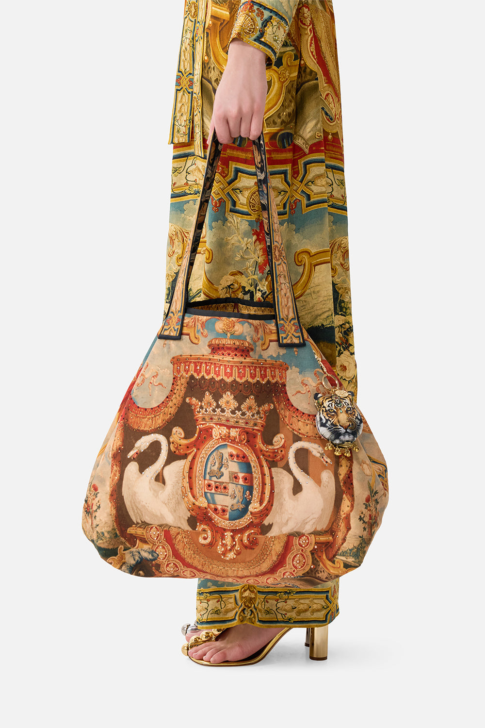 The CAMILLA Reversible Tote With Coin Purse in our Lifeís Rich Tapestry print.