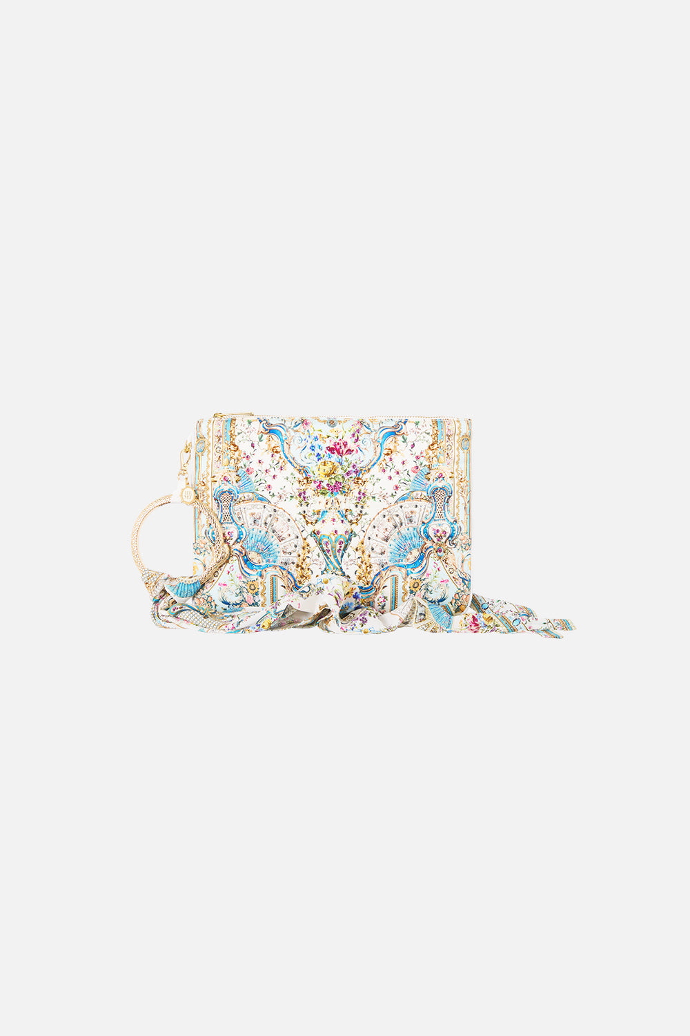 The CAMILLA IMPERIAL IDOL JAGGI PENDANT NECKLACE GOLD in our  print.