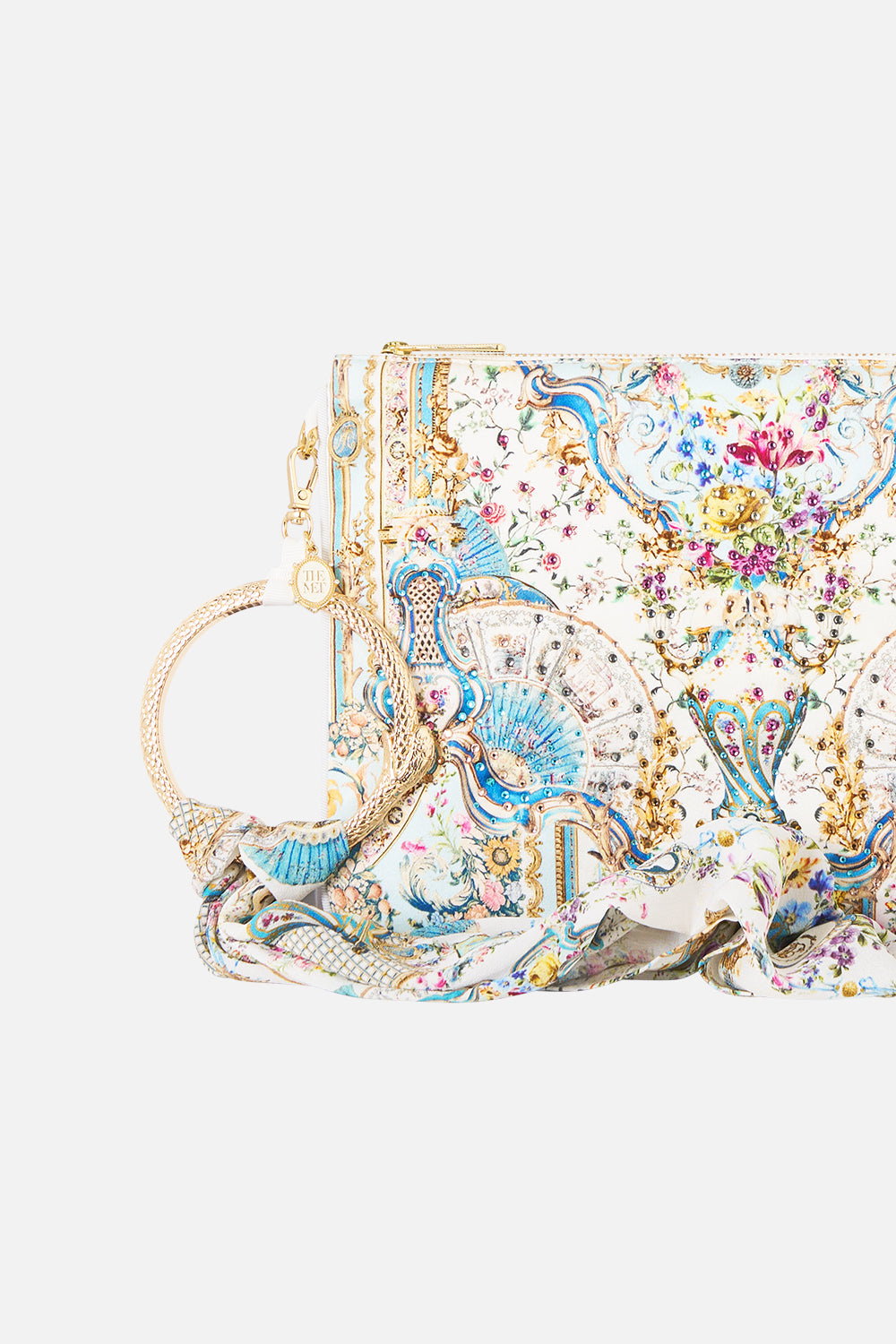 The CAMILLA PALAIS AETHERIA CHARM BRACELET GOLD in our  print.