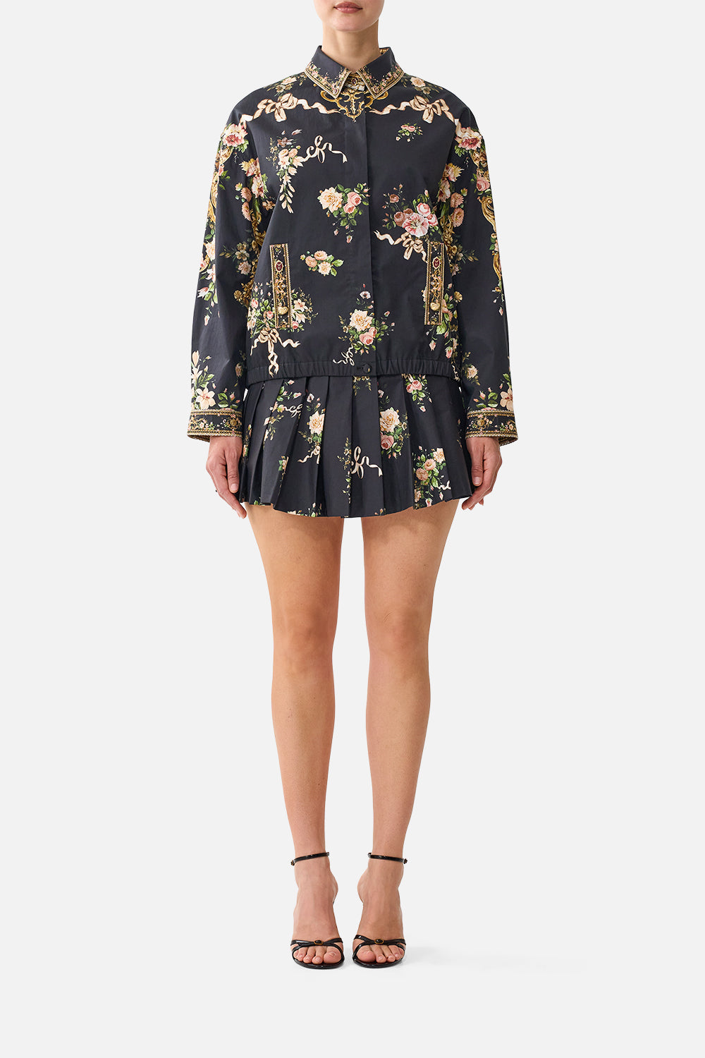 PLEATED MICRO MINI SKIRT VERSAILLES OR DIE