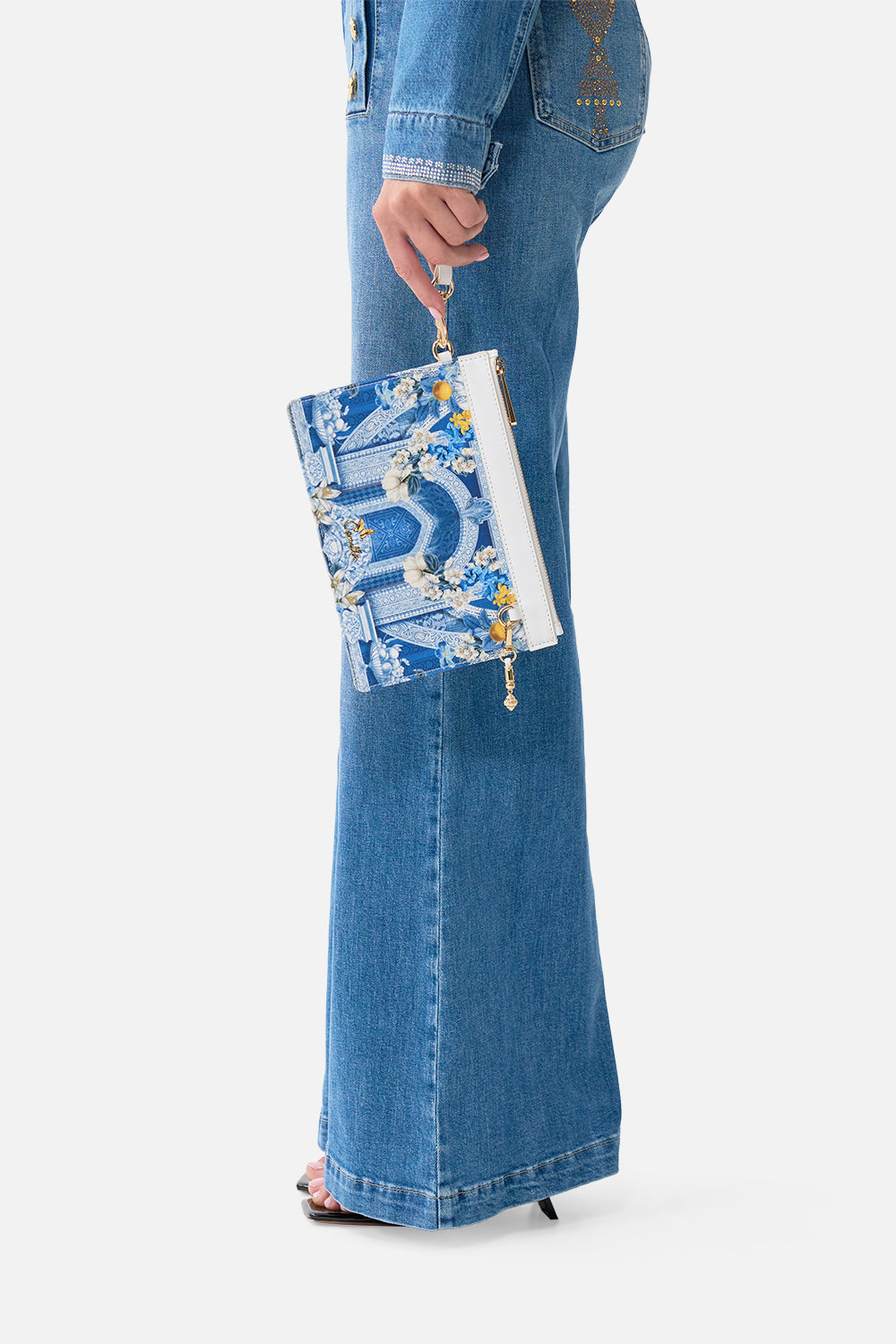 The CAMILLA MULTI WEAR LONG SARONG FLAMENCO EUPHORIA in our  print.