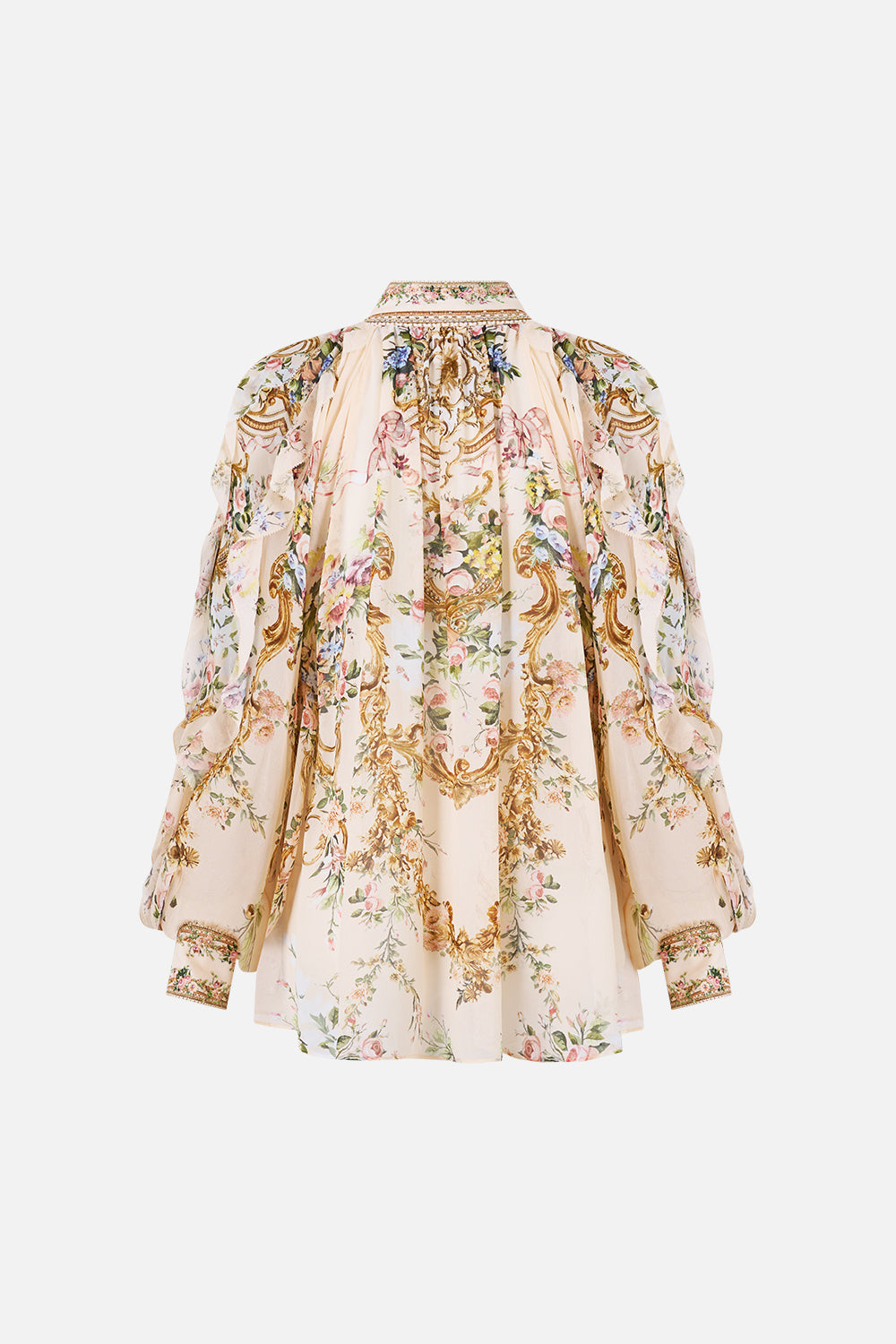 RELAXED BLOUSE WITH FRILL SLEEVE DETAIL A CERTAIN JE NE SAIS QUOI