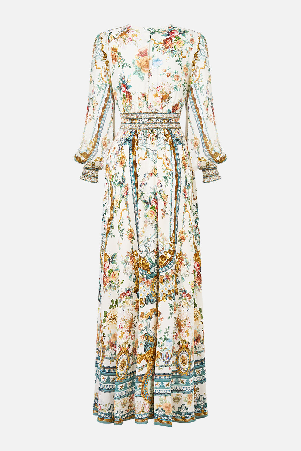 The Ballad Of The Bibliotheque Button Dress With Shaped Waistband
