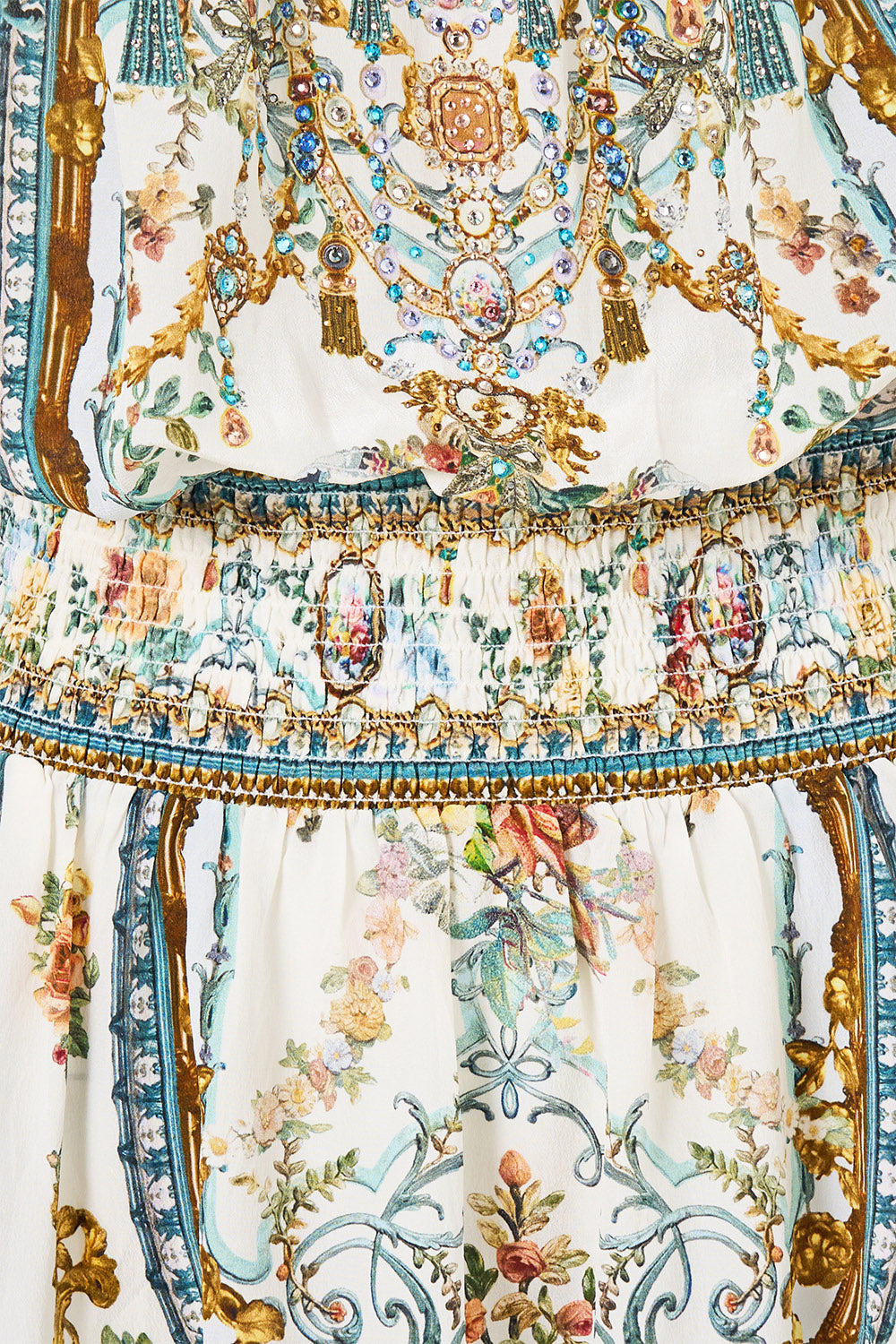 The Ballad Of The Bibliotheque Off Shoulder Short Dress