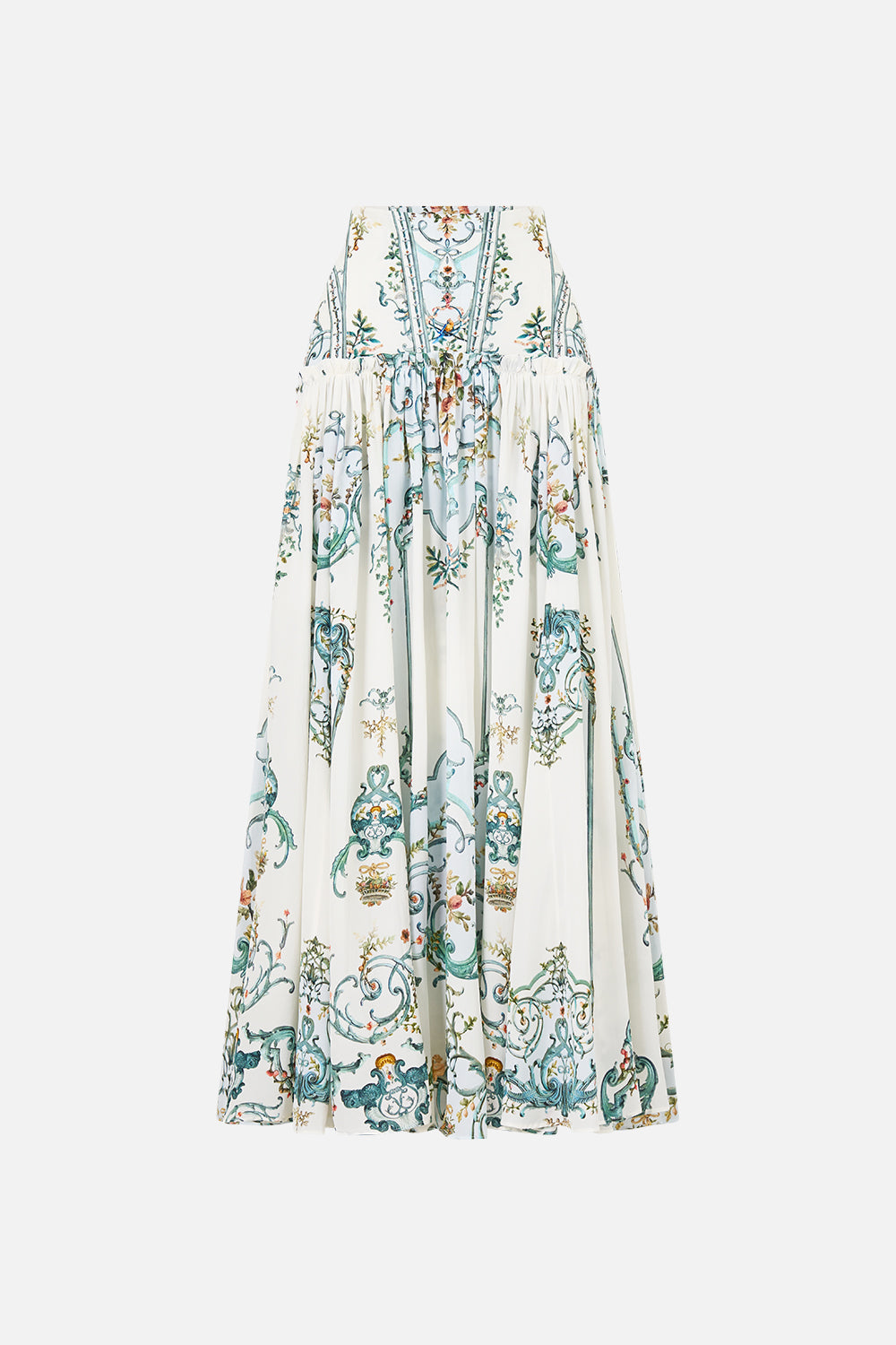 The Ballad Of The Bibliotheque Long Skirt With Corset Waist