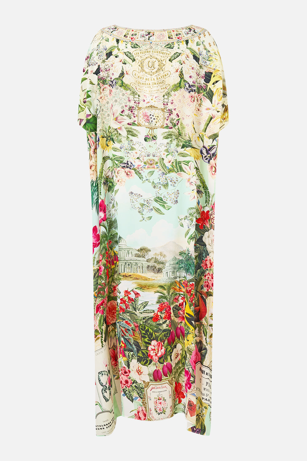 ROUND NECK KAFTAN LA BELLE BOTANIQUE