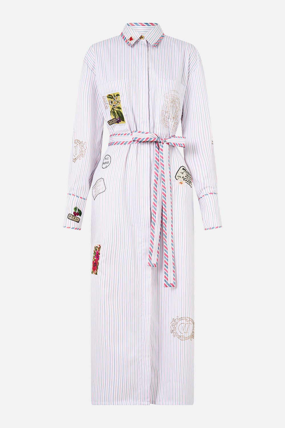 BUTTON FRONT LONG DRESS LA BELLE BOTANIQUE