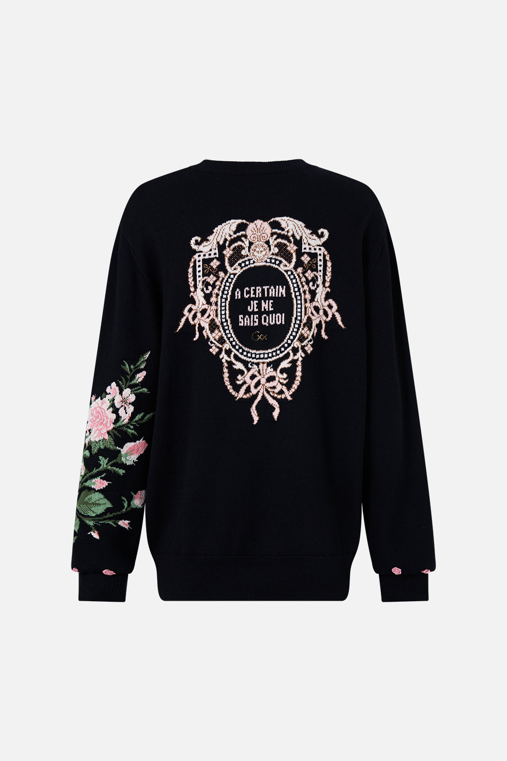 RELAXED CREW NECK JUMPER VERSAILLES OR DIE