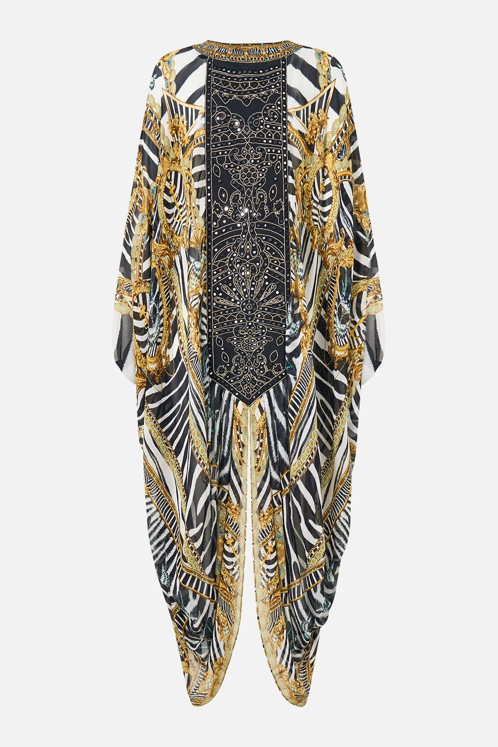 The CAMILLA Layer with Centre Back Panel in our Zig Zag Zoo print, back view.
