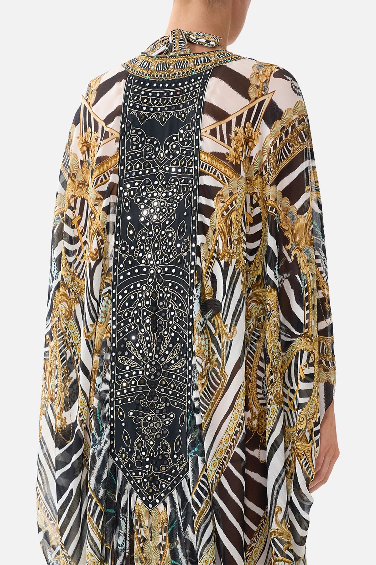The CAMILLA Layer with Centre Back Panel in our Zig Zag Zoo print.