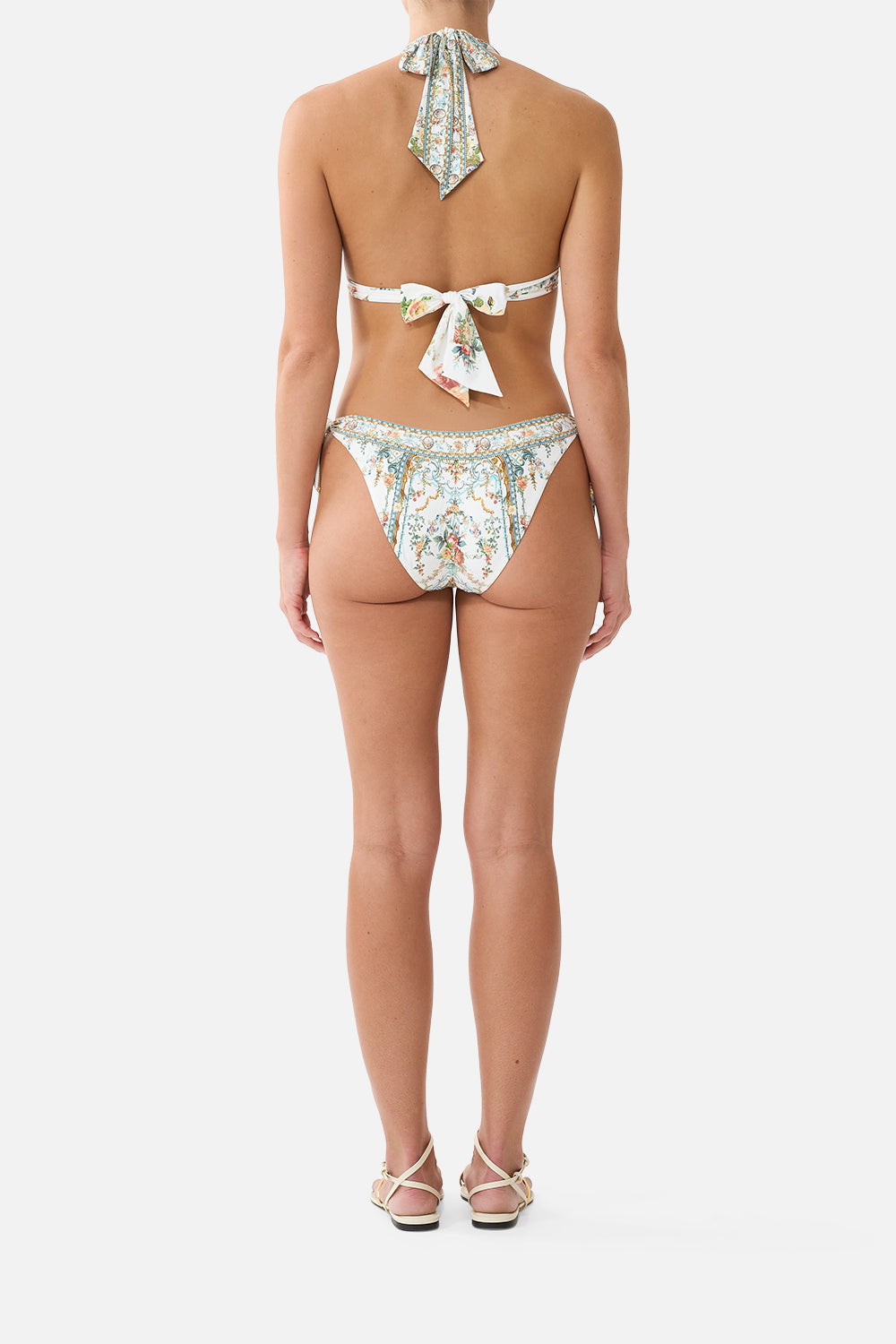 The Ballad Of The Bibliotheque Soft Thick Tie Tri Bikini Set