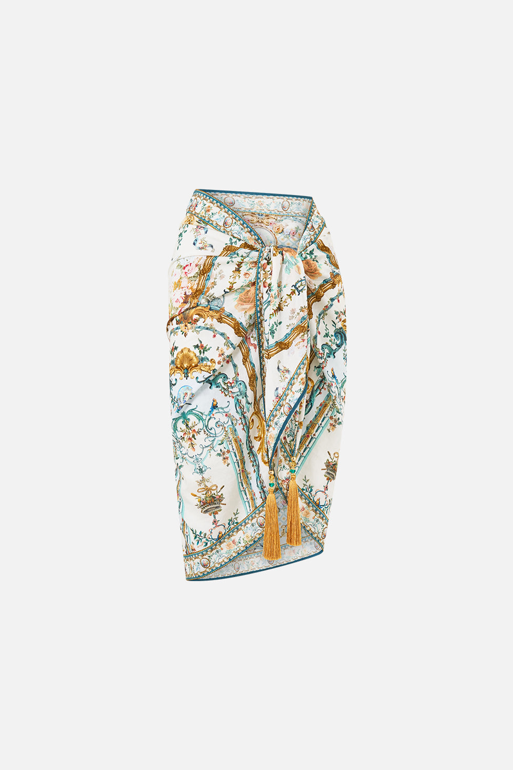 The Ballad Of The Bibliotheque Woven Short Sarong With Tassels