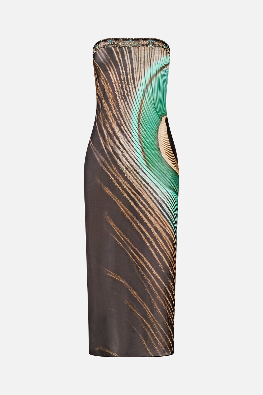 The Tube Beach Midi Dress in print A Wink To The Wild