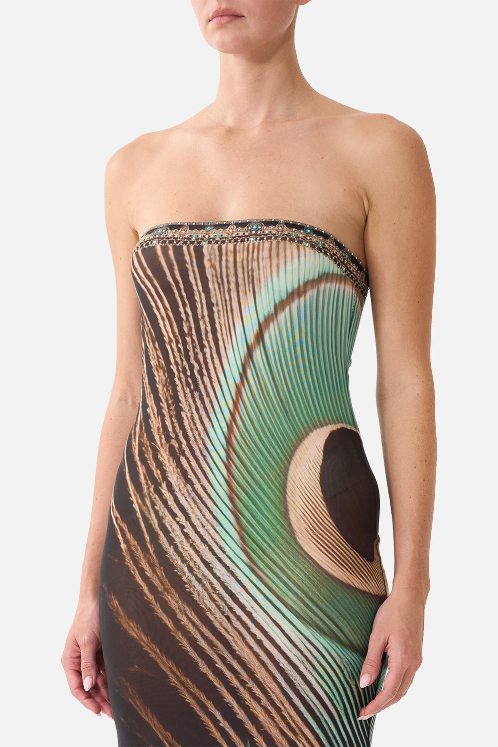 The Tube Beach Midi Dress in print A Wink To The Wild
