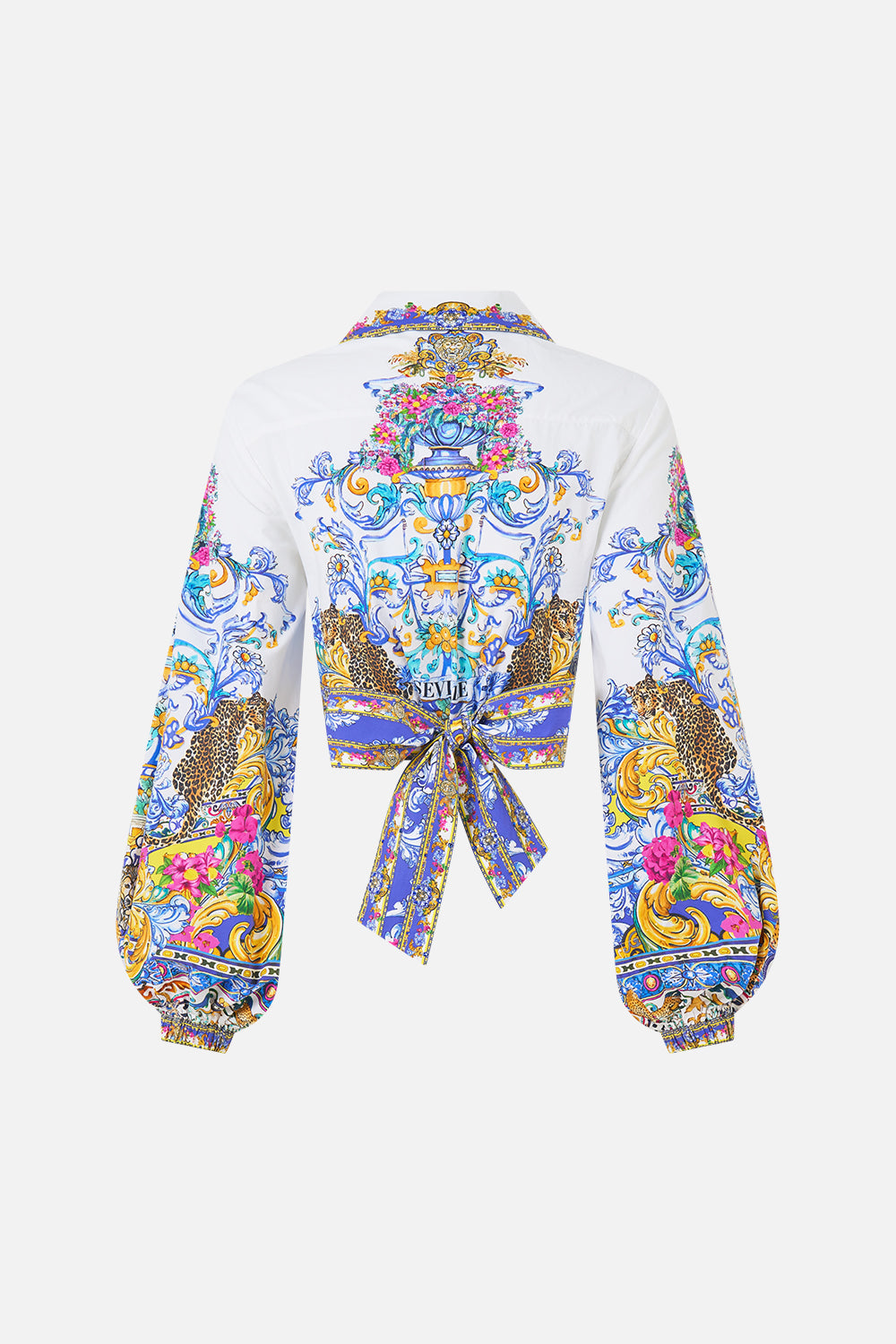 CROPPED WRAP SHIRT MILLA IN SEVILLA