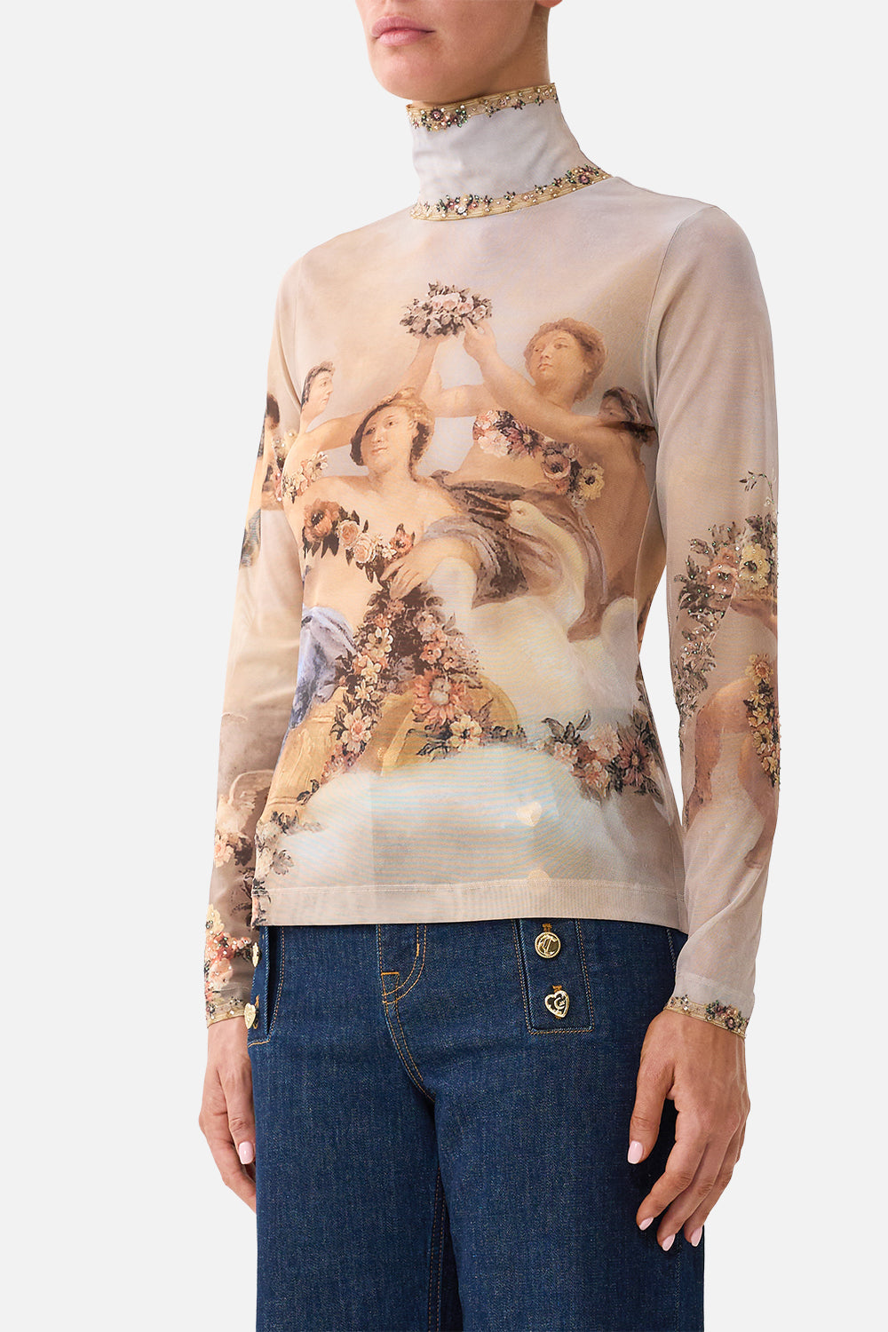 JERSEY TURTLENECK QUEEN OF BOHEMIA